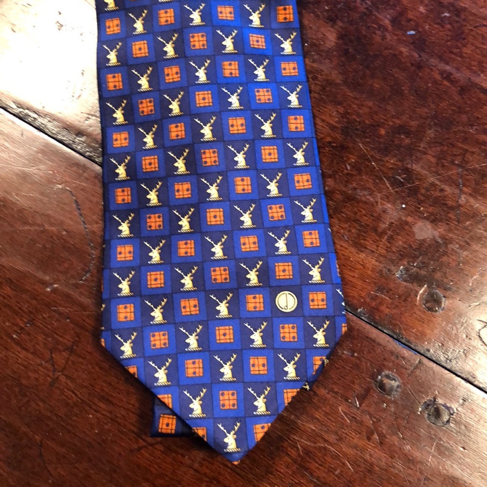 Dunhill reindeer tie